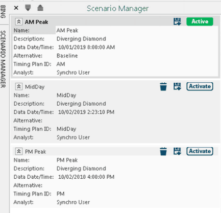 Example of Synchro Configuration