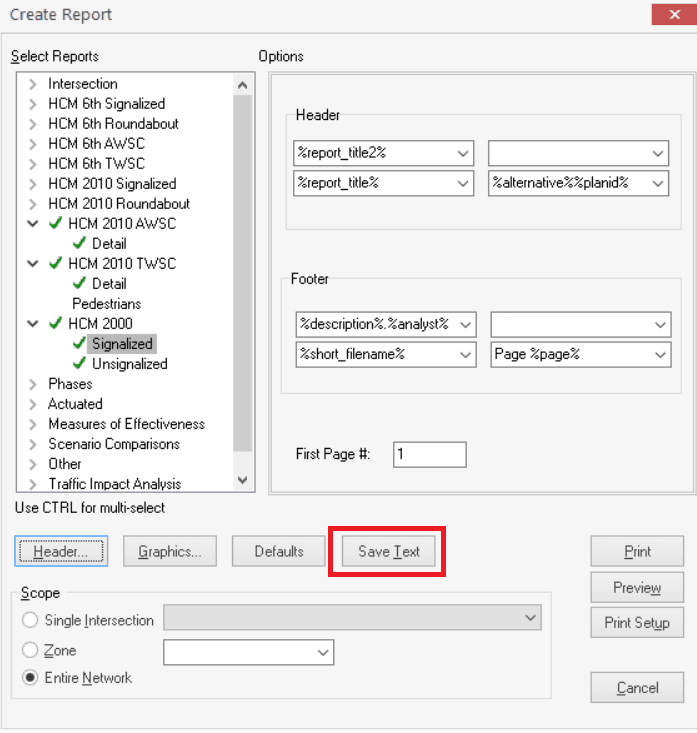 Example of Synchro Configuration